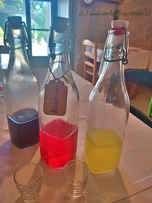 Likörchen in der Trattoria delle Ruote