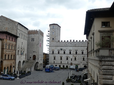 Hauptplatz in Todi