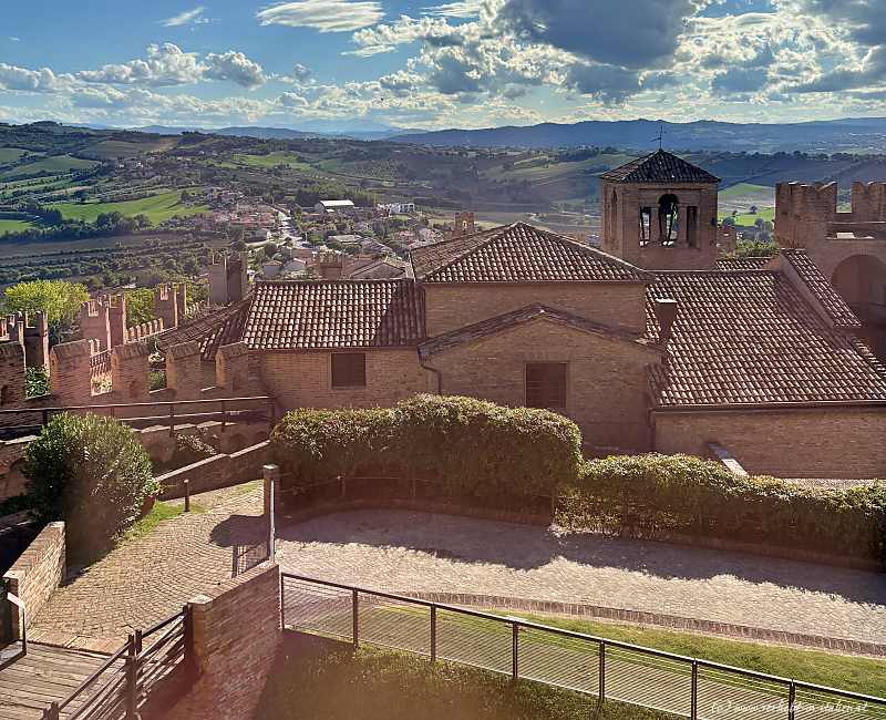 Blick über Gradara