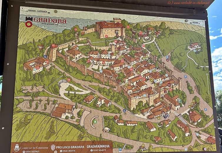 Plan von Gradara
