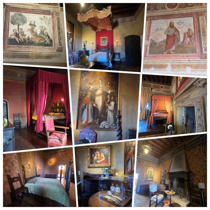Schlafzimmer Collage Gradara