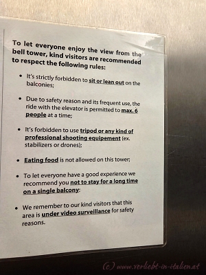 Anweisungen Glockenturm