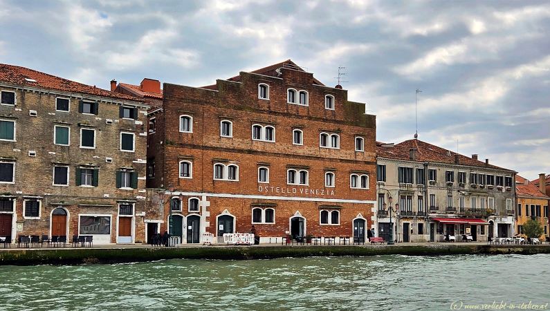 Essen und Schlafen auf Giudecca