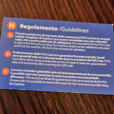 HopTour Ticket hinten