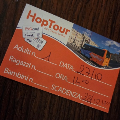 HopTour Ticket vorne