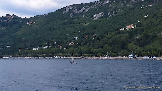 Topolino vom Meer aus gesehen