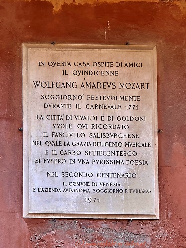 W.A. Mozart in Venedig