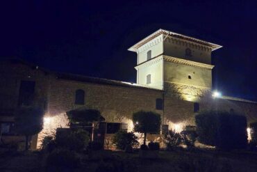 Taubenturm bei Nacht Valle Rosa