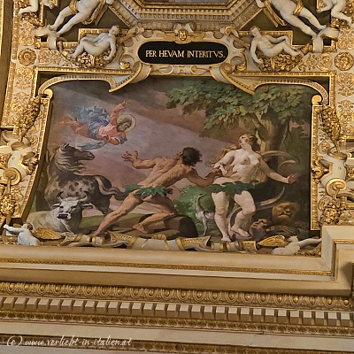 Der Untergang durch Eva Deckengemälde Basilica della Ghiara