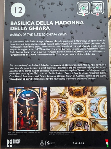 Info Basilica della Madonna della Ghiara