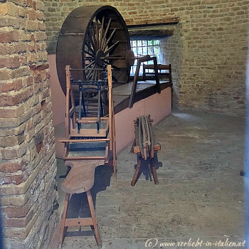 Arbeitsgerät im Wachzimmer Corinaldo