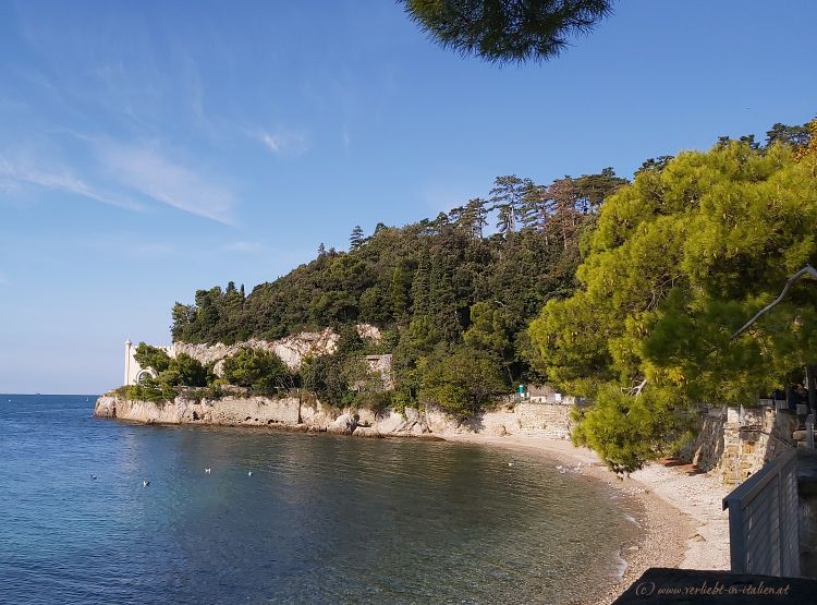 Unterwegs zum Castello Miramare
