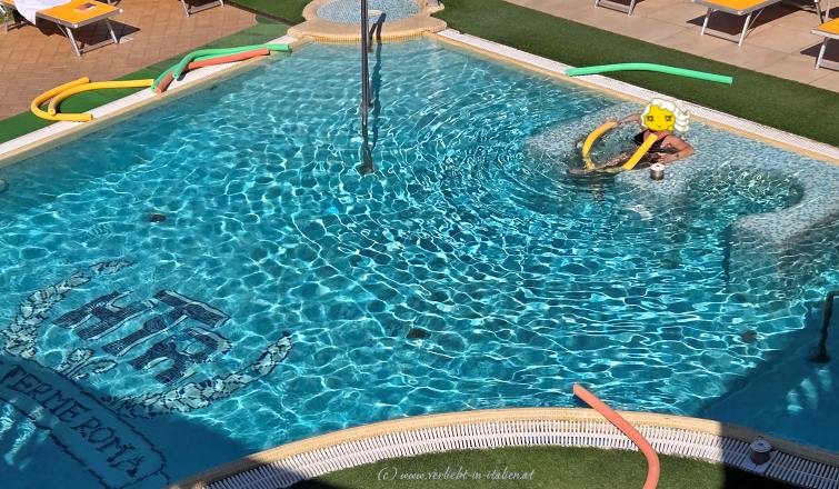 Außenpool Hotel Terme Roma