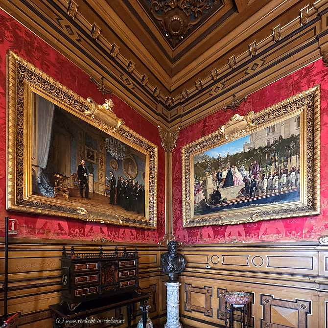 Bilder im Thronsaal Miramare
