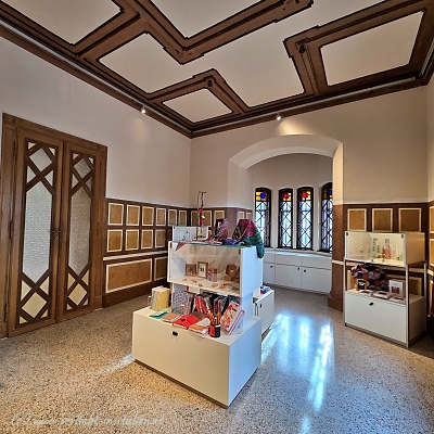 Deckenverzierung im Castelletto