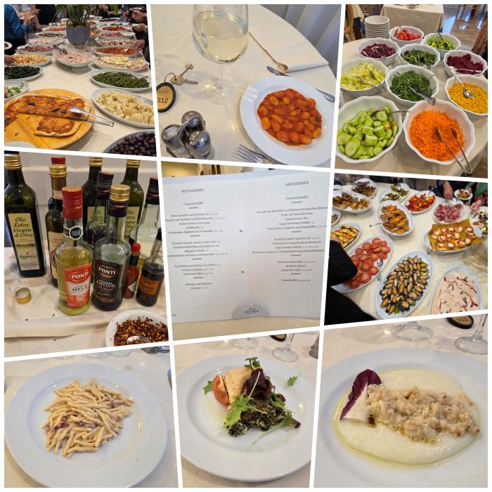 Dinnercollage Hotel Terme Roma