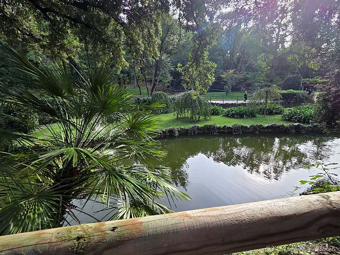 Ruhe am Wasser im Park von Miramare