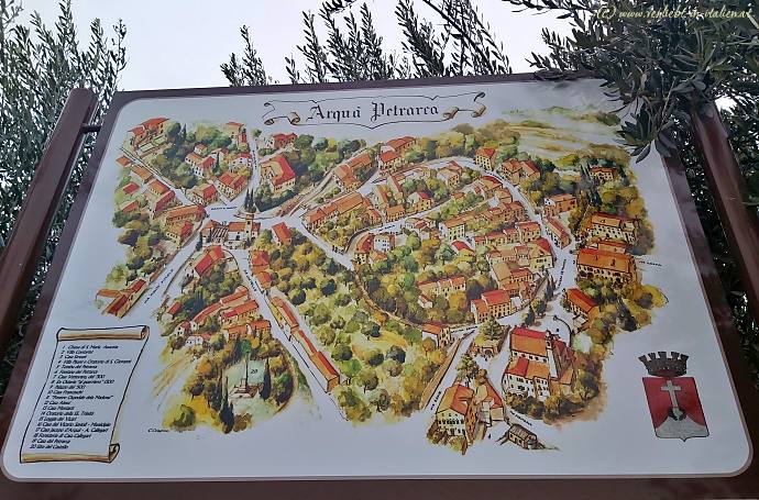 Arqua Petrarca Plan