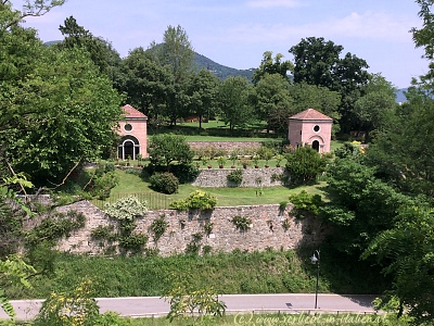 Aussicht vom Castello Carrarese von Este