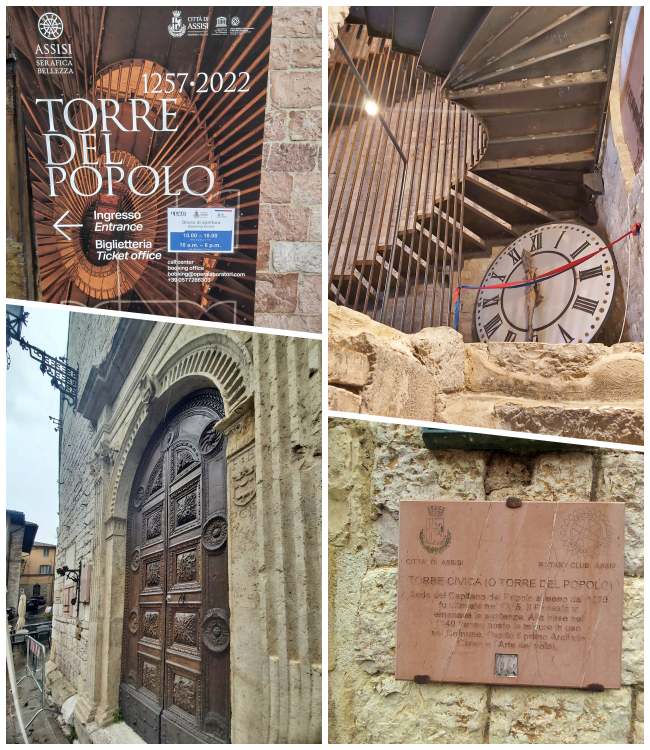 Collage Torre del Popolo Assisi