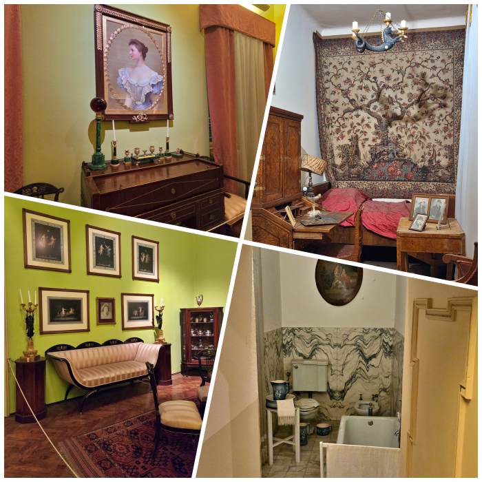 Collage Guglielmo Zimmer mit Bad