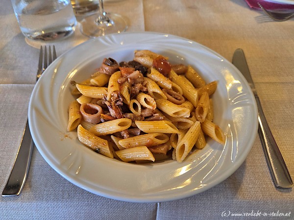 Penne mit Meerenfrüchten