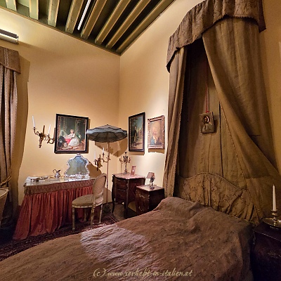 Schlafzimmer Palazzo Coronini Cronberg